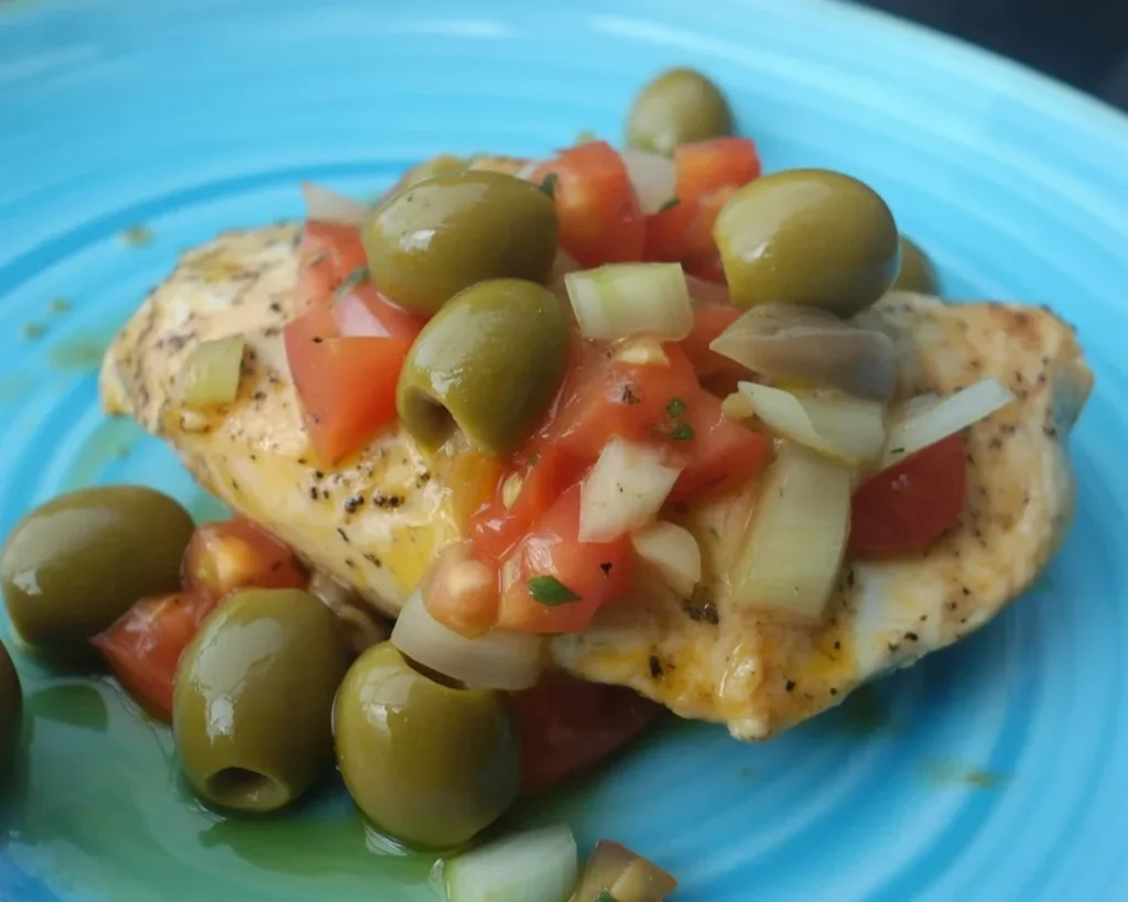 Cuban-style sea bass simmered in tomato, onion, and caper sauce.