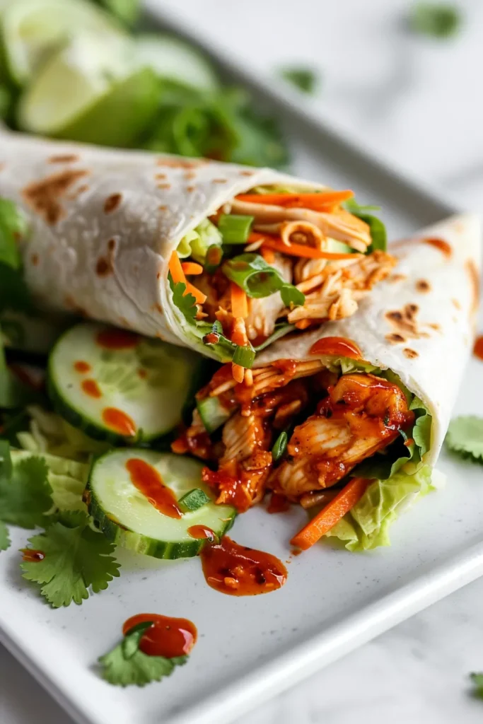 Chili Chicken Wraps