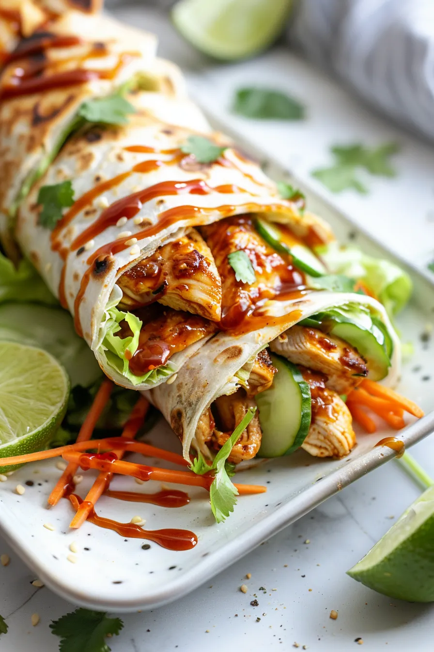 Chili Chicken Wraps