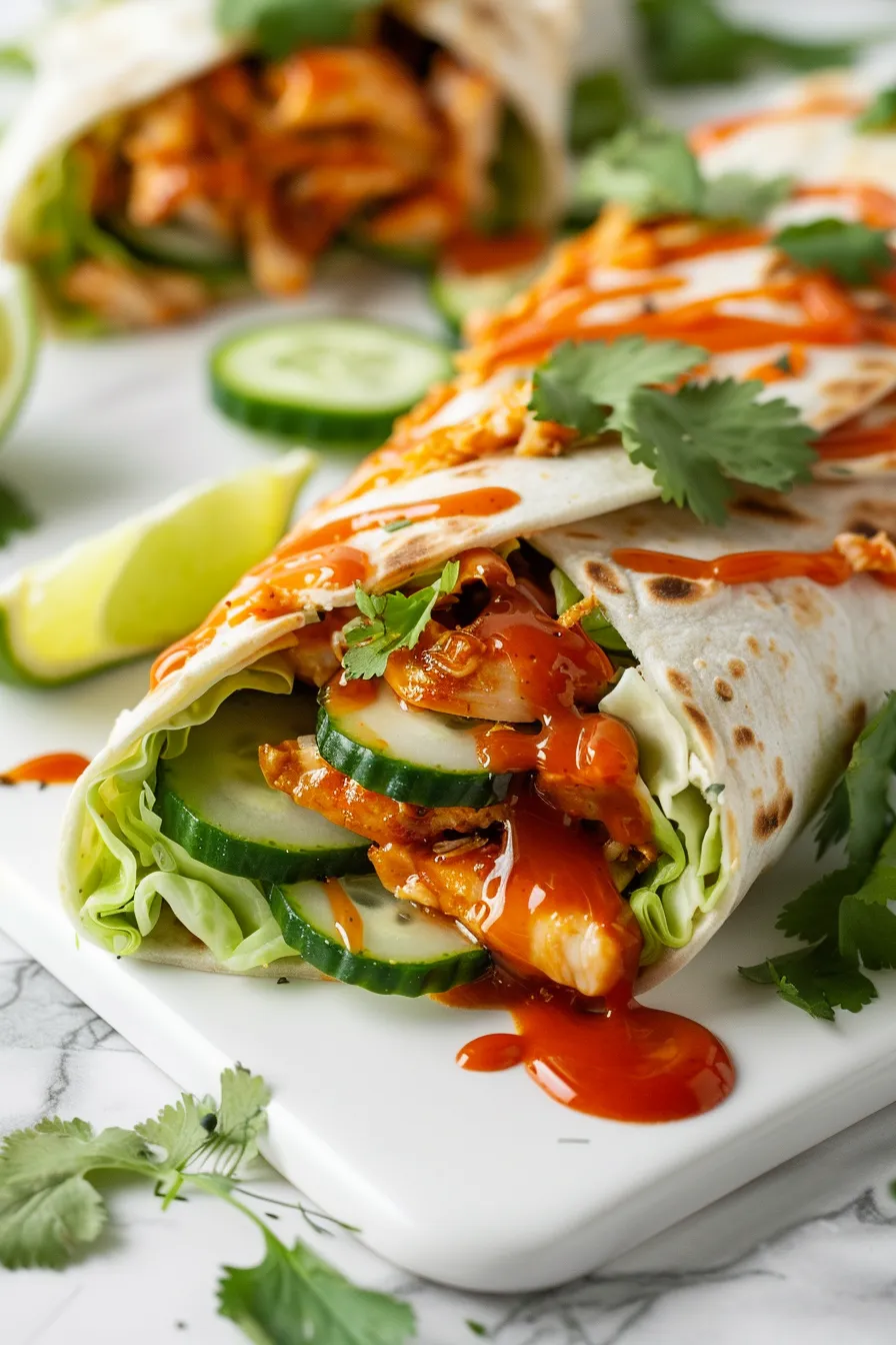 Chili Chicken Wraps